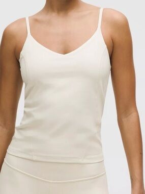 lululemon Align™ Waist-Length Cami C/D Light Ivory Size 12